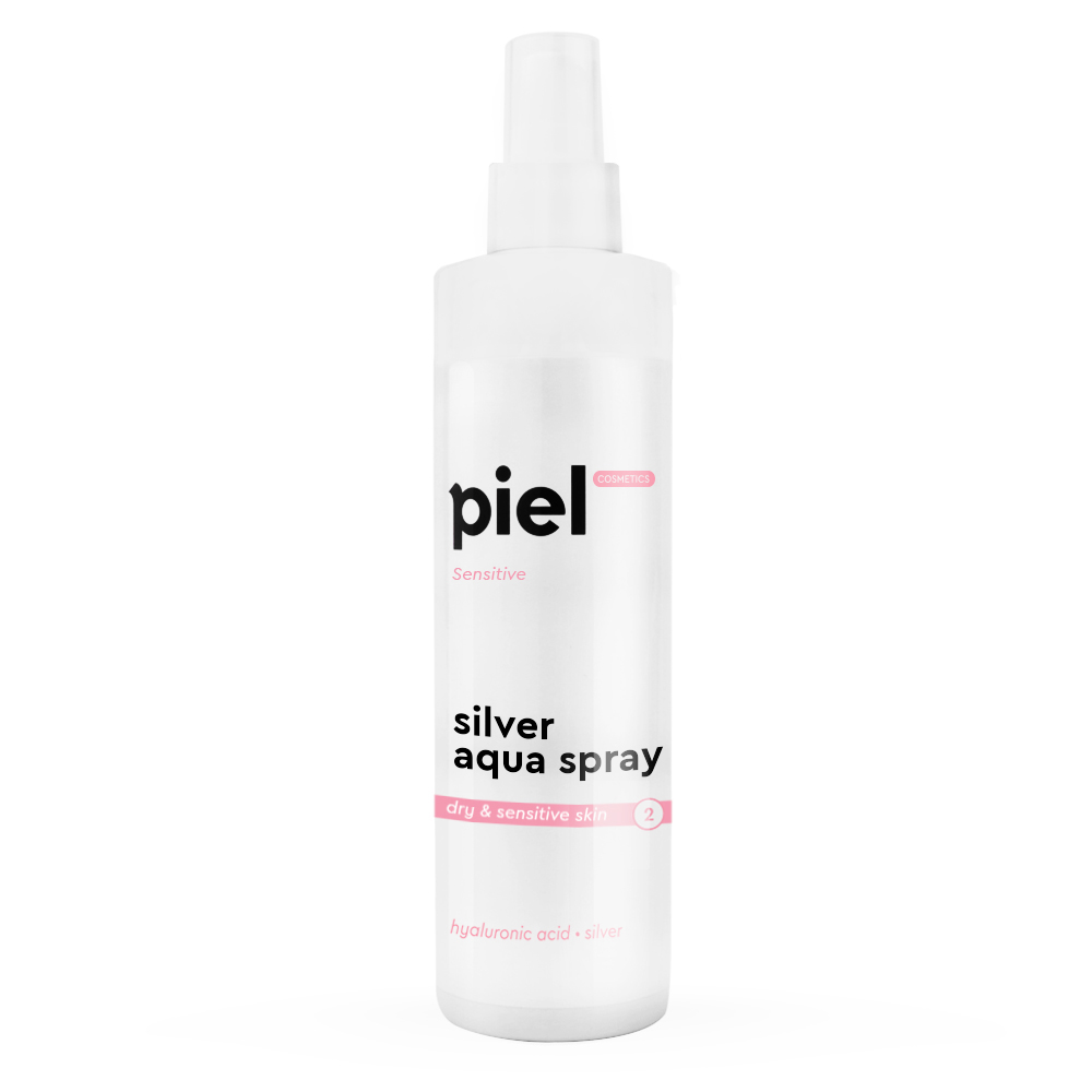 Silver Aqua Spray Moisturizing spray for dry and sensitive skin.
