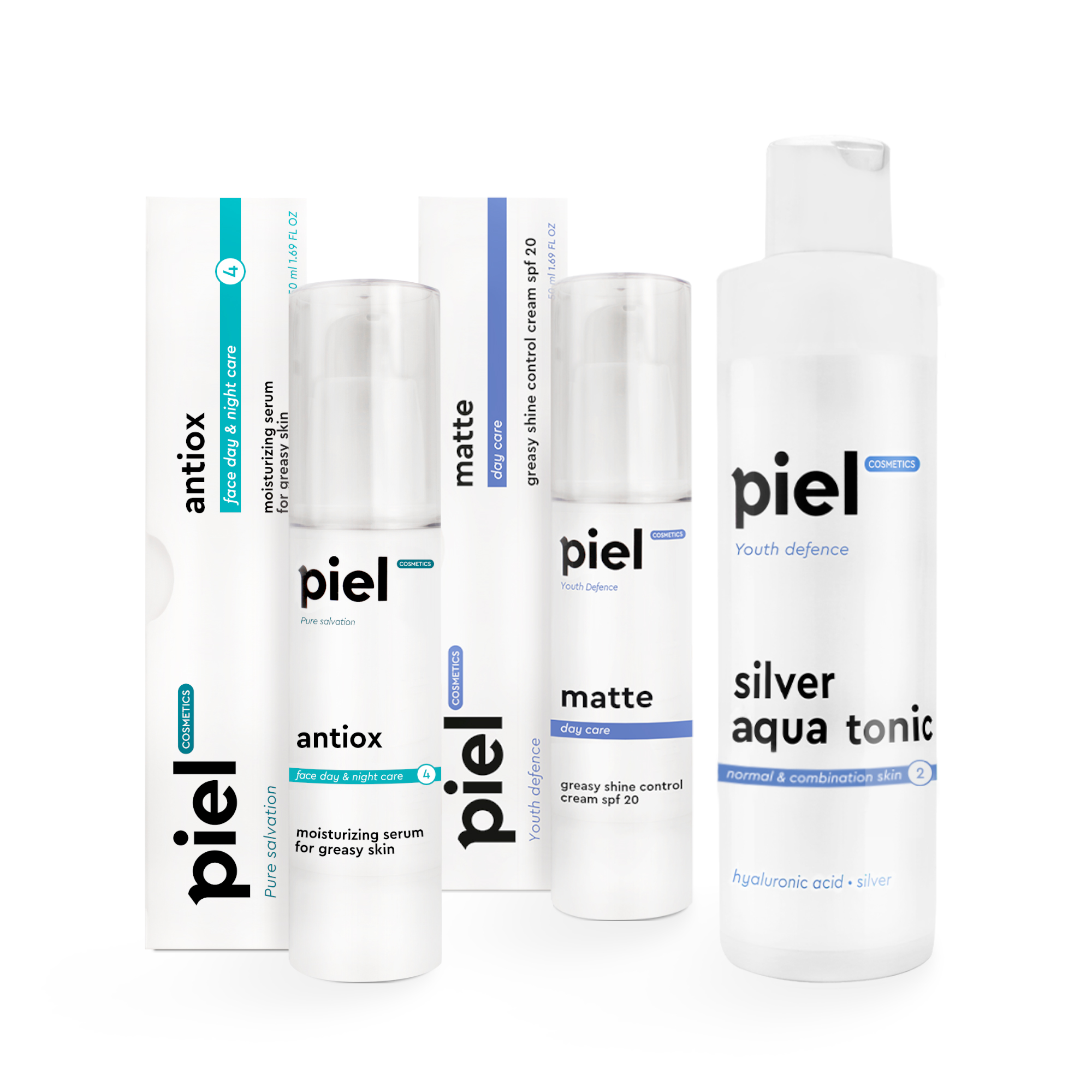 Skin Care Set: Protection and Moisturizing for Combination Skin